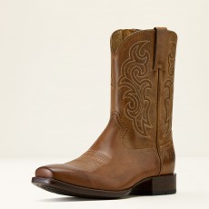 Ariat Men's Bodie Square Toe Western Boot (Honey Tan)
