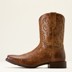 Ariat Men's Bodie Square Toe Western Boot (Honey Tan)