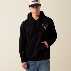 Ariat Mens Bison Bureau Hoodie (Black)