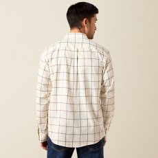 Ariat Mens Clement Shirt (Antique White Plaid) Ariat Mens Clement Shirt (Antique White Plaid)