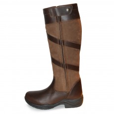 Mark Todd Women's Waterproof Tall Zip Boots (Brown)