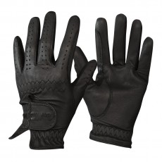 Mark Todd Adults Leather Riding/Show Gloves (Black)