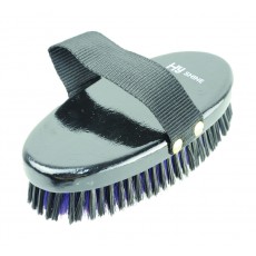 HySHINE Wooden Body Brush (Black/Purple)