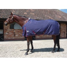 JHL Heavyweight Stable Rug (Navy & Burgundy)