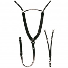 Mark Todd V-Check Breastplate (Black)