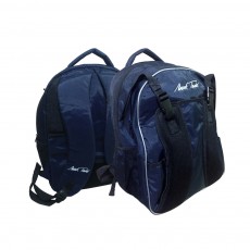 Mark Todd Sports Luggage Ring Backpack (Navy/Silver)