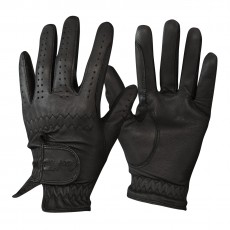 Mark Todd Kid's Leather Riding/Show Gloves (Black)