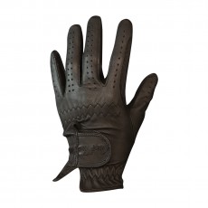 Mark Todd Kid's Leather Riding/Show Gloves (Dark Brown)
