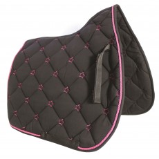 JHL Star Saddlepad (Black & Pink)