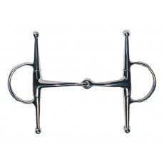 JP Korsteel Stainless Steel Jointed Full Cheek Snaffle Bit II