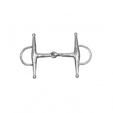 JHL Pro Steel Eggbutt Full Cheek Jointed Snaffle