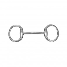 JHL Pro Steel Mullen Mouth Eggbutt Snaffle