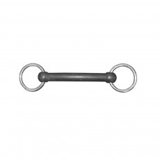 JHL Pro Steel Nylon Stainless Ring Snaffle