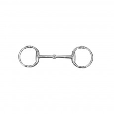 JHL Pro Steel Cheltenham Gag Eggbutt Snaffle