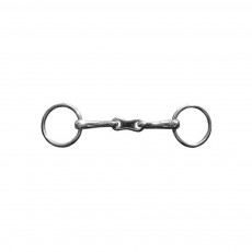 JHL Pro Steel French Link Loose Ring Bradoon