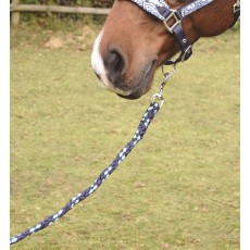 JHL Paisley Print Lead Rope (Sky Blue & Navy)