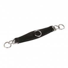 JHL Leather Covered Curb Chain (Black)