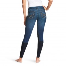 Ariat (Sample) Women's Denim Knee Patch Breech (Indigo)