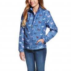 Blue Saga Trot Print *SALE SPRING//SUMMER 2018* Ariat Girls Avery Jacket