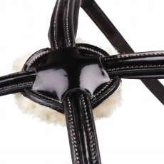 Caldene Grackle Noseband (Black Patent)