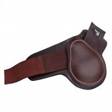 Masta Leather Look Neoprene Fetlock Boots (Brown)