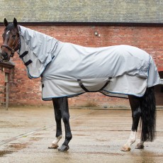 Mark Todd Showerproof Fly Rug Combo (Grey & Silver)