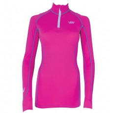 Woof Wear Ladies Performance Riding Shirt (Berry)