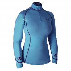 Woof Wear Ladies Performance Riding Shirt (Powder Blue)