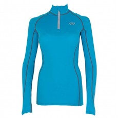 Woof Wear Ladies Performance Riding Shirt (Turquoise)