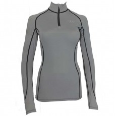 Woof Wear Ladies Performance Riding Shirt (Brushed Steel)