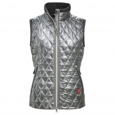 Cavallo Ladies Lulu Quilted Waistcoat (Silver)