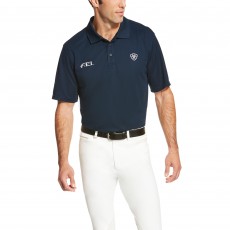 Ariat Men's FEI Tek Polo (Navy)