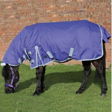 Mark Todd Mediumweight Pony Combo Turnout Rug (Purple & Grey)