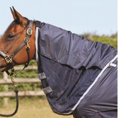 Mark Todd Showerproof Multi Purpose Fly Neck Cover (Navy)