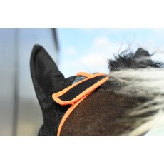 Equilibrium Field Relief Midi Fly Mask With Ears (Black/Orange)