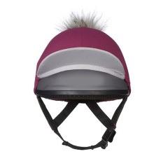 LeMieux Pom Pom Hat Silk (Plum)