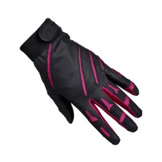 Mark Todd Adults Sports Riding Gloves (Black/Cerise)