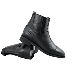 Mark Todd Adults Short Competition Boots Back Zip (Black)