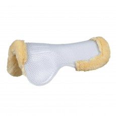 Mark Todd Fleece Lined Gel Half Pad (White)