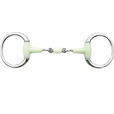 JHL Pro Steel Flexi Eggbutt Peanut Joint Snaffle