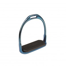 JHL Pro Steel Fillis Stirrup Irons (Metallic Royal Blue)