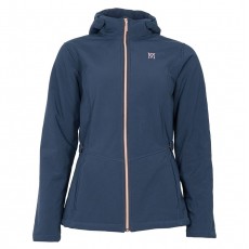 Mark Todd Women's Softshell Fleece Lined Jacket (Navy/Rose Gold)