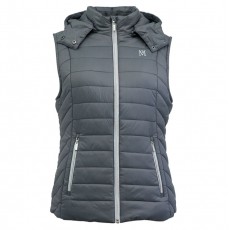 Mark Todd Women's Winter Padded Gilet (Grey/Silver)