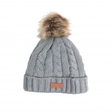Mark Todd Knitted Bobble Hat (Grey)