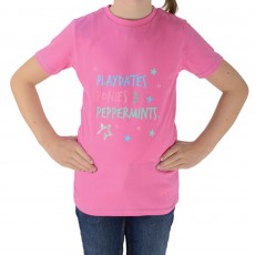 HyFASHION Zeddy Playdates T-Shirt (Azalea Pink/River Blue)