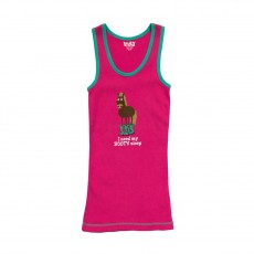 LazyOne Women's Booty Sleep PJ Tank Top (Red)