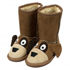 LazyOne Kids Toasty Toez Slippers (Dog)