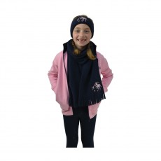 Little Rider Little Unicorn Head Band and Scarf Set  (Navy)