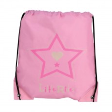 Little Rider Riding Star Drawstring Bag   (Begonia Pink)
