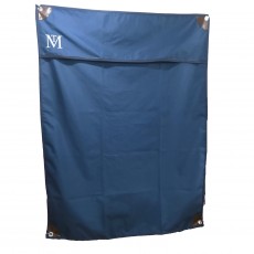 Mark Todd Deluxe Stable Door Drape (Navy/Brown)
